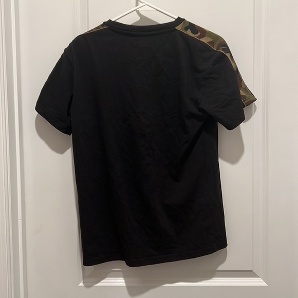 Zara Men’s Black and Camo Tshirt Size S/Small - Picture 2 of 2